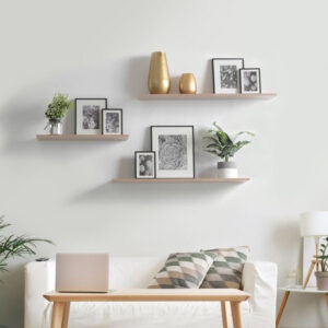 Floating Shelf Set - 3 pcs *40 cm with Multiple Color Options - Image 5