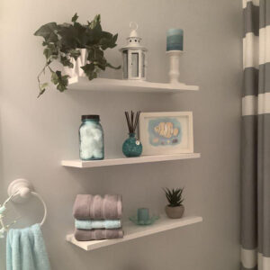 Floating Shelf Set - 3 pcs *40 cm with Multiple Color Options - Image 2