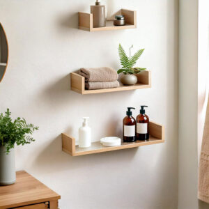 U-Shaped Wall Shelf Set - 3 Shelves 30, 40, 50 cm and Multiple Colors - Image 6